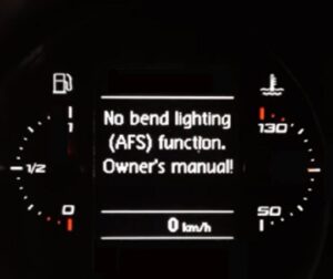 no bend lighting afs function owners manual ne demek