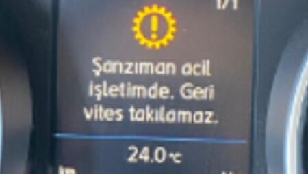 Hata şanzıman geri vites takılamıyor ne demek ?
